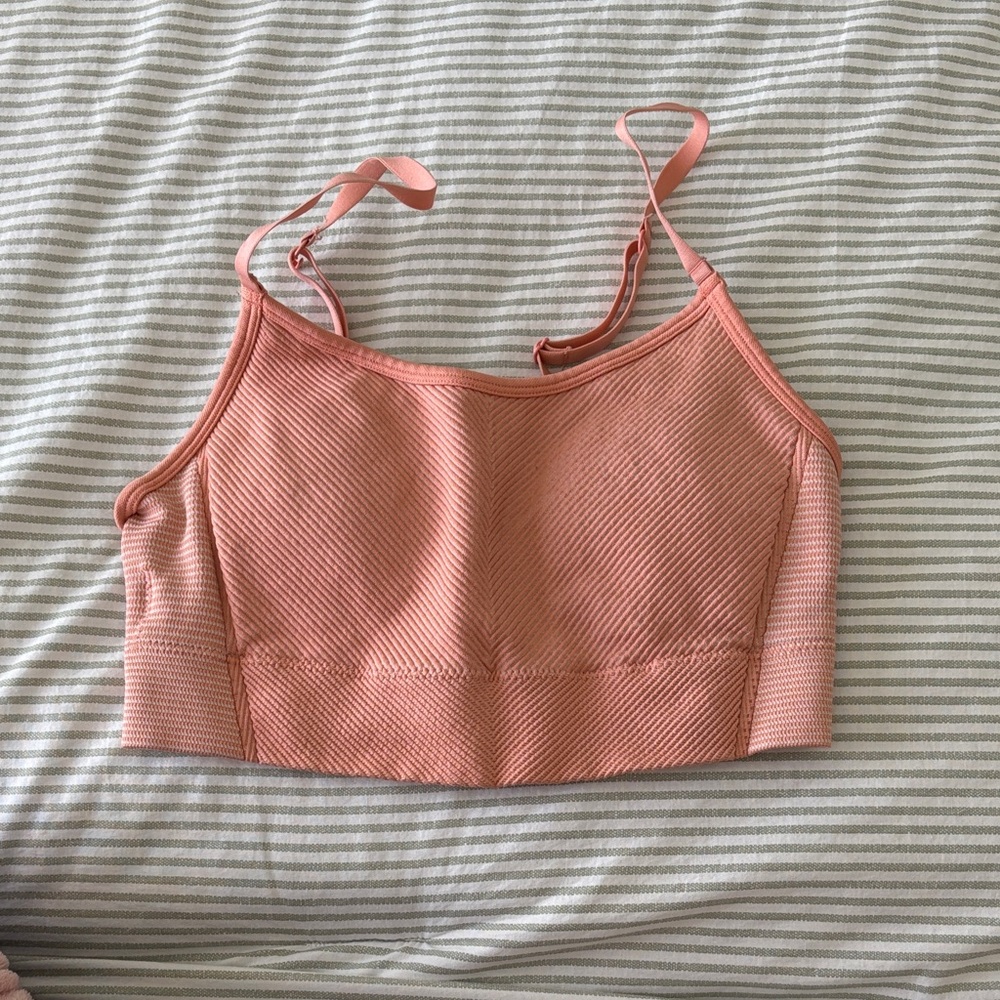 Chic Pink Strappy Crop Top